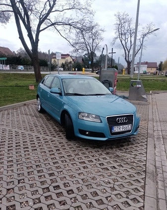 Audi A3 cena 28900 przebieg: 247777, rok produkcji 2008 z Przedbórz małe 106